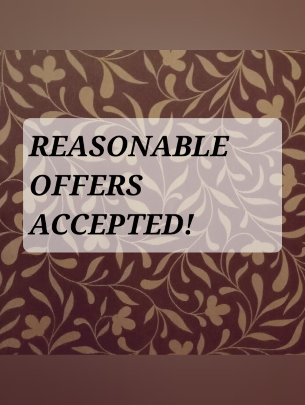 MOVING SALE! All Reasonable Offers Accepted!